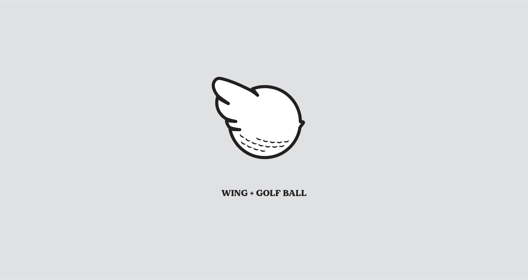 Single-wing and golf-ball symbol concept